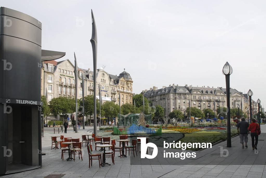 Place Charles de Gaulle in Metz P (Moselle).