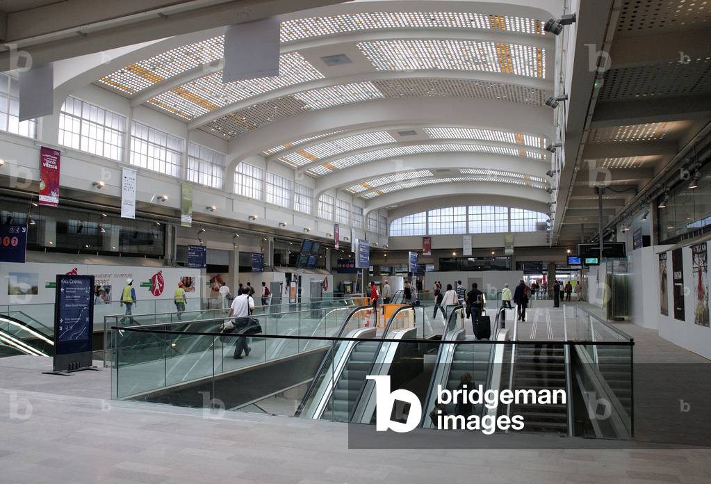 Renovation of the Gare de l'Est (1852, Alexandre Francois Duquesney), Paris 10th. Reamenagement 2007, architect Jean Marie Duthilleul. Photography 06/06/07.