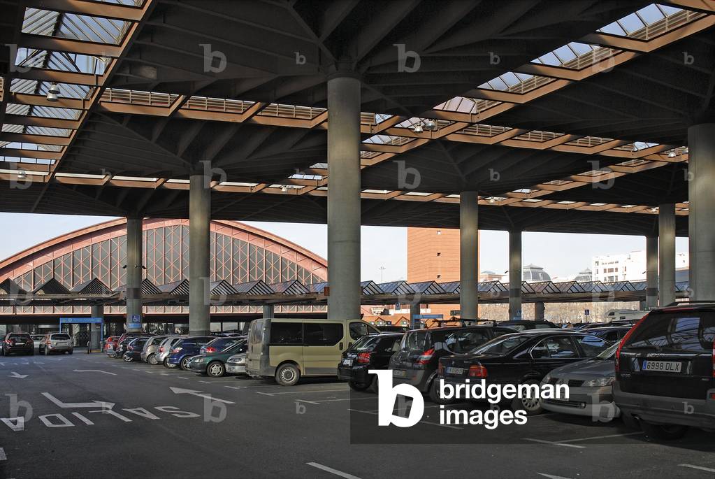 Extension of Atocha Station in Madrid (Spain). Realisation 1992, architect Rafael Moneo. Photography 30/12/07.