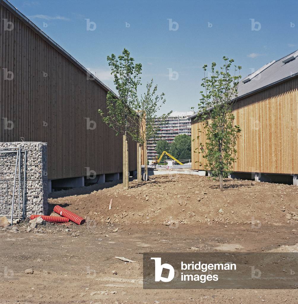 The site of the Ile de Monsieur nautical park in Sevres, Hauts-de-Seine (Hauts de Seine), Ile de France (Ile-de-France), France. 2AD Architecture, 2007. Photography 10/06/07