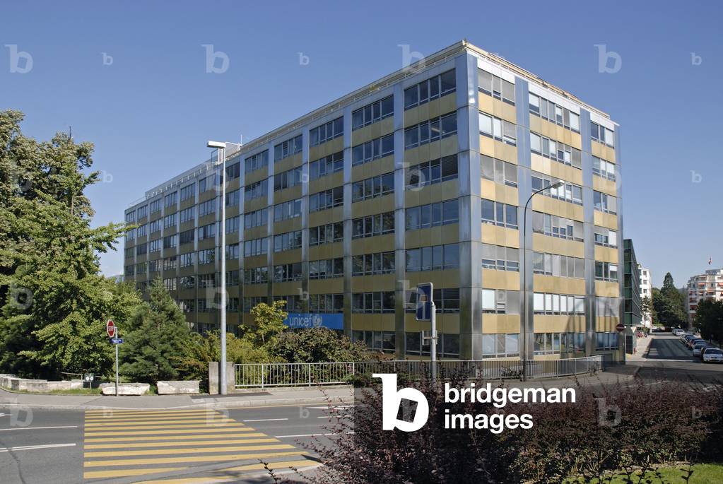 UNICEF, headquarters in Geneva, Switzerland.