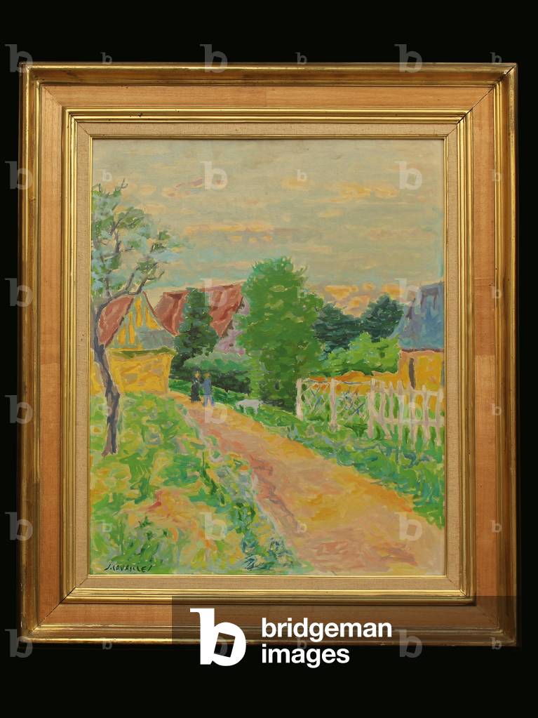 Country Road (oil on canvas)