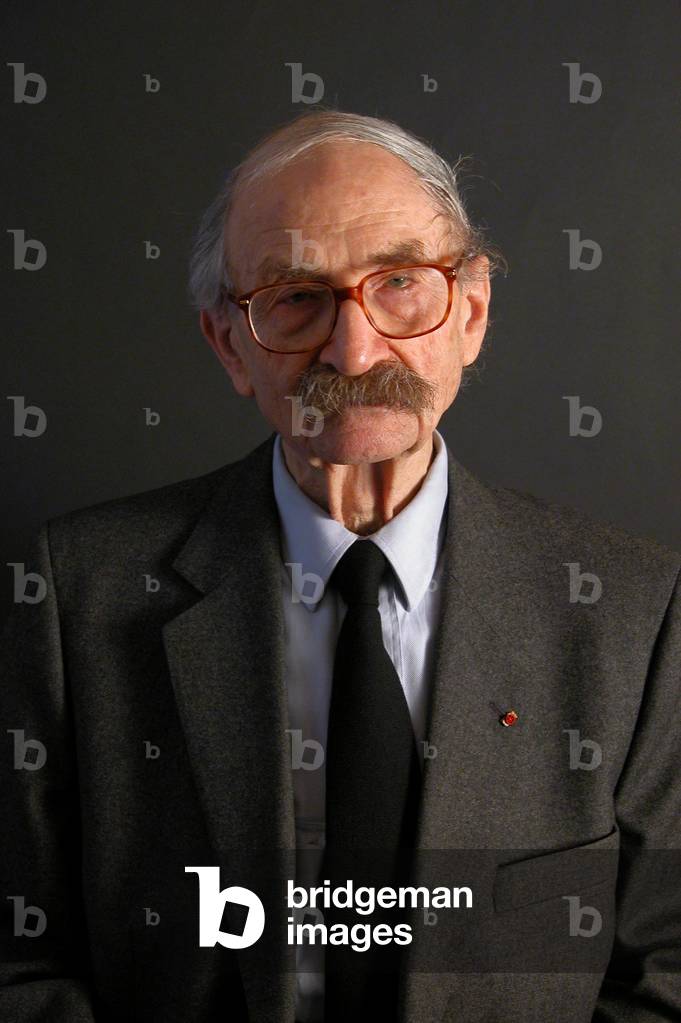 Portrait of the French engineer and scientist Robert Dautray in 2008 - Portrait of Robert Dautray, french engineer and scientist, 2008 - Photography