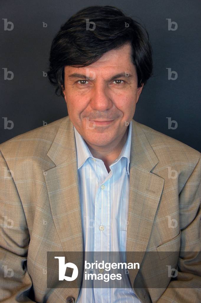 Portrait of the economist Jacques Sapir in 2005 - Portrait of french economist Jacques Sapir, 2005 - Photography