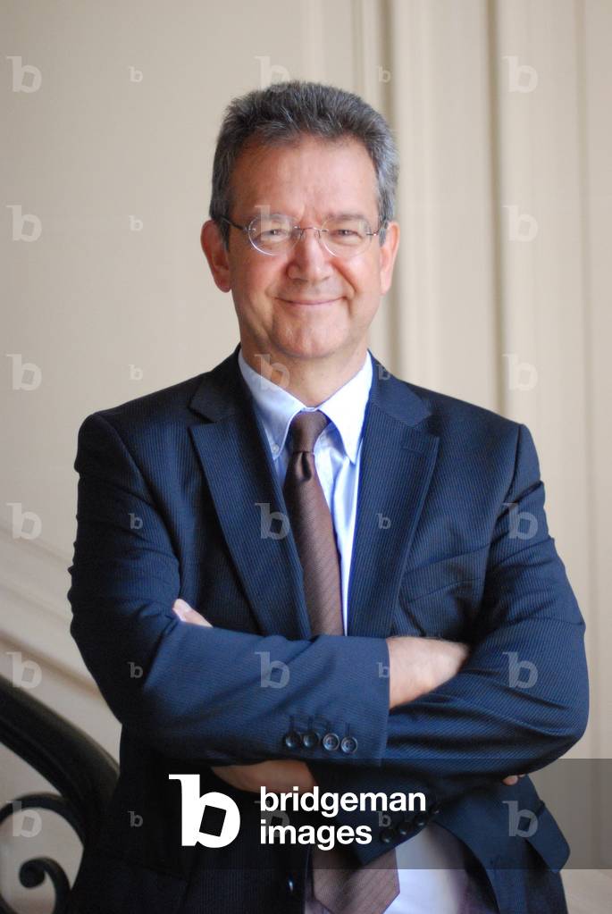 Portrait of Didier Tabuteau, head of the Sante de Sciences Po chair and co-director of the Institut Droit et Sante de l'Univerite Paris-Descartes, 2013 Photography
