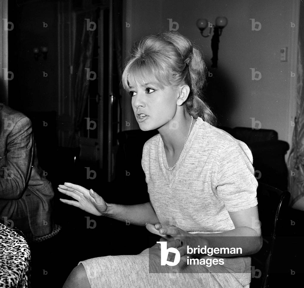 Actress and comedian Sophie Daumier (1936-2004) in 1961.