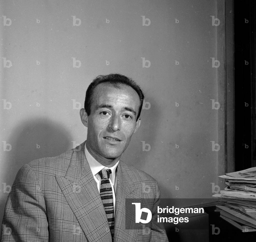 The French writer Serge Montigny around 1960.