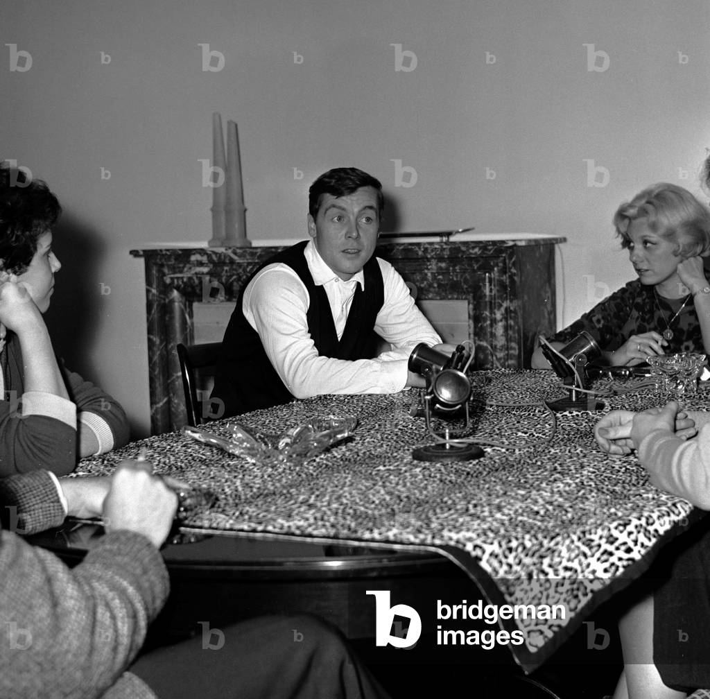 The French singer Francois Deguelt (Ne 1932) in 1960