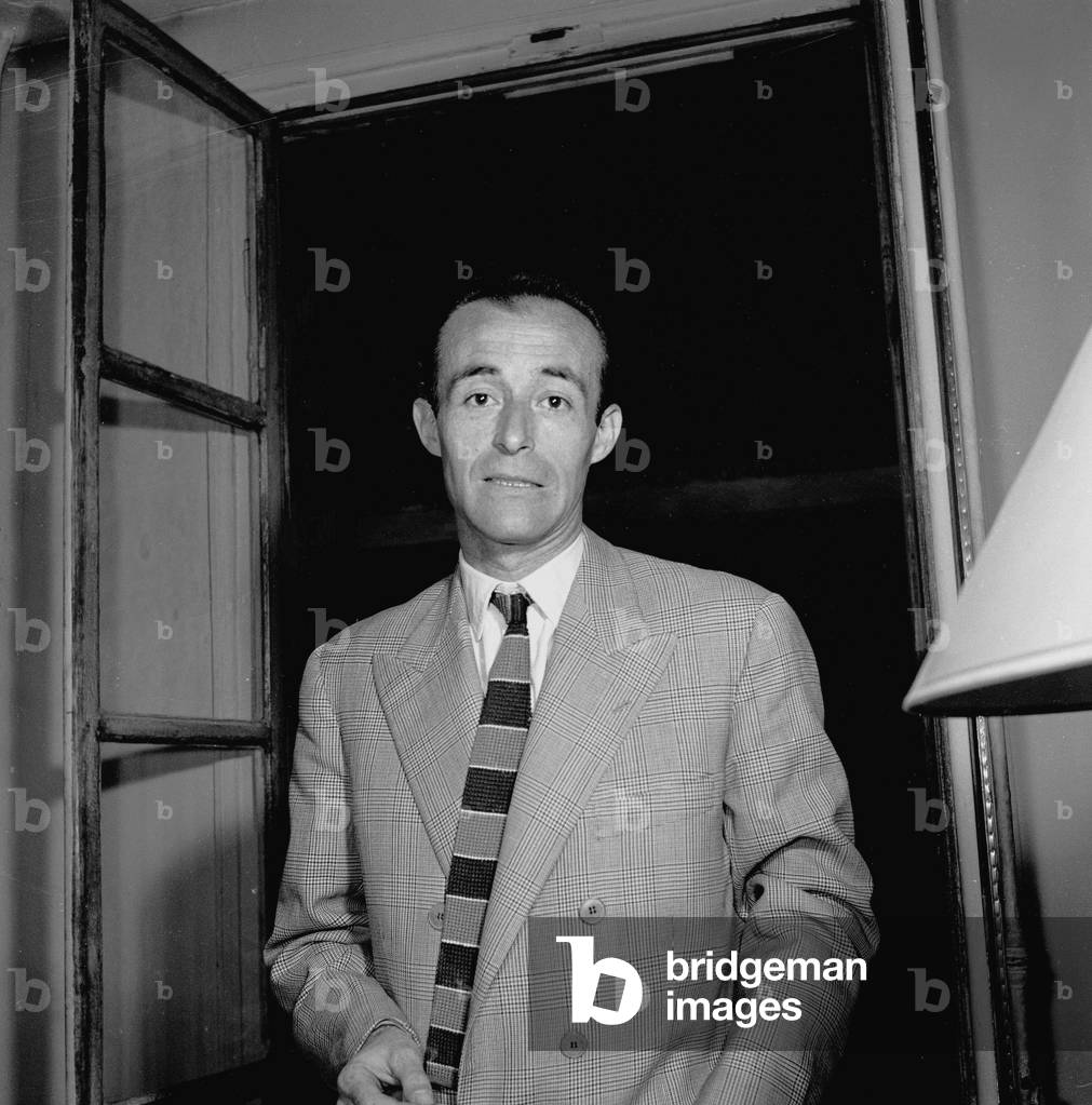 The French writer Serge Montigny around 1960