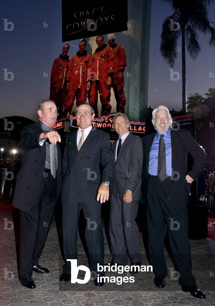 Image of The cast of the new action drama film &ldquo;Space Cowboys&rdquo;