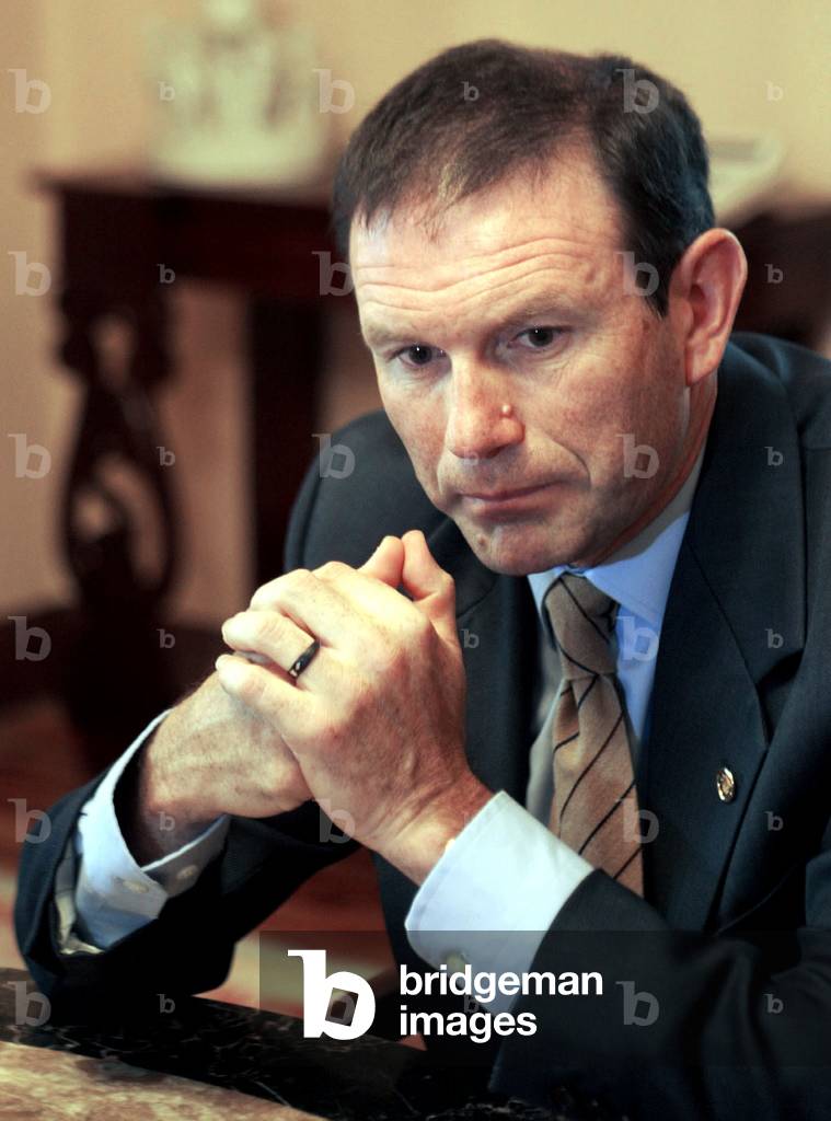 Image of The president of the Basque government, Juan Jose Ibarretxe ...