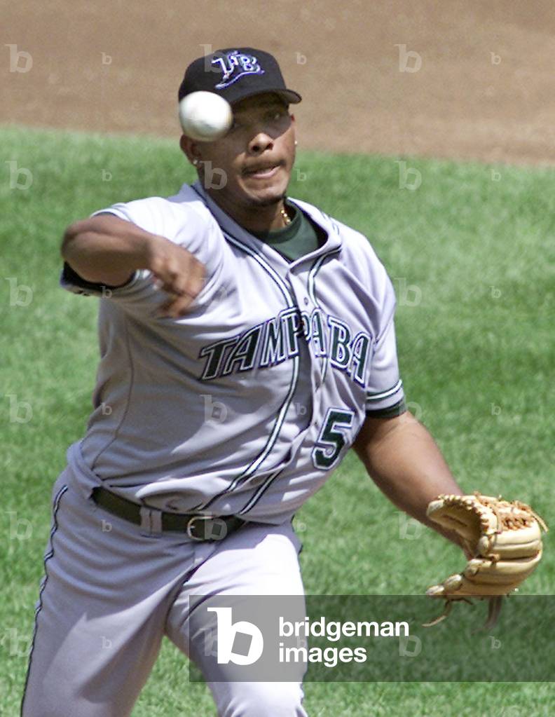 DEVILS RAYS JORGE SOSA PITCHES AGAINST ORIOLES AT CAMDEN YARDS, 2003-04-19 (photo)