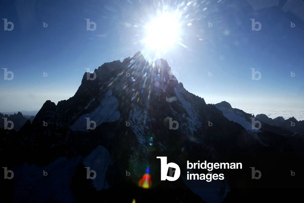 AERIAL VIEW OF MOUNT KENYA WERE A LIGHT AIRCRAFT CRASHED KILLING ALL IN
KENYA, 2003-07-21 (photo)