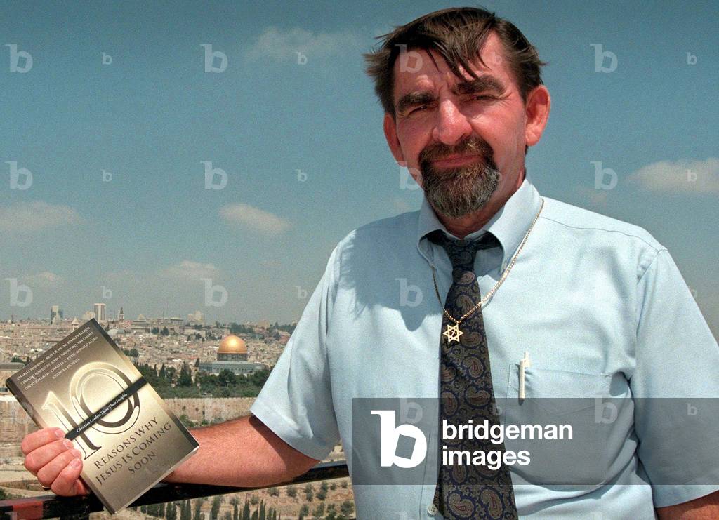BROTHER DAVID ON JERUSALEM'S MOUNT OF OLIVES, 1998-07-10 (photo)