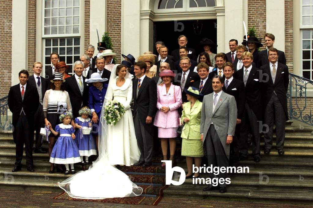 Image of Dutch Prince Maurits and his bride Marilene van den Broek