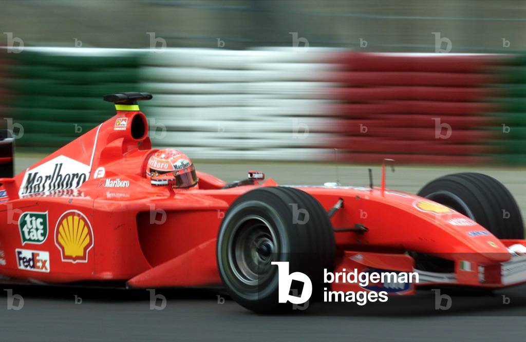 Image of GERMAN WORLD CHAMPION SCHUMACHER SPEEDS ON SUZUKA CIRCUIT