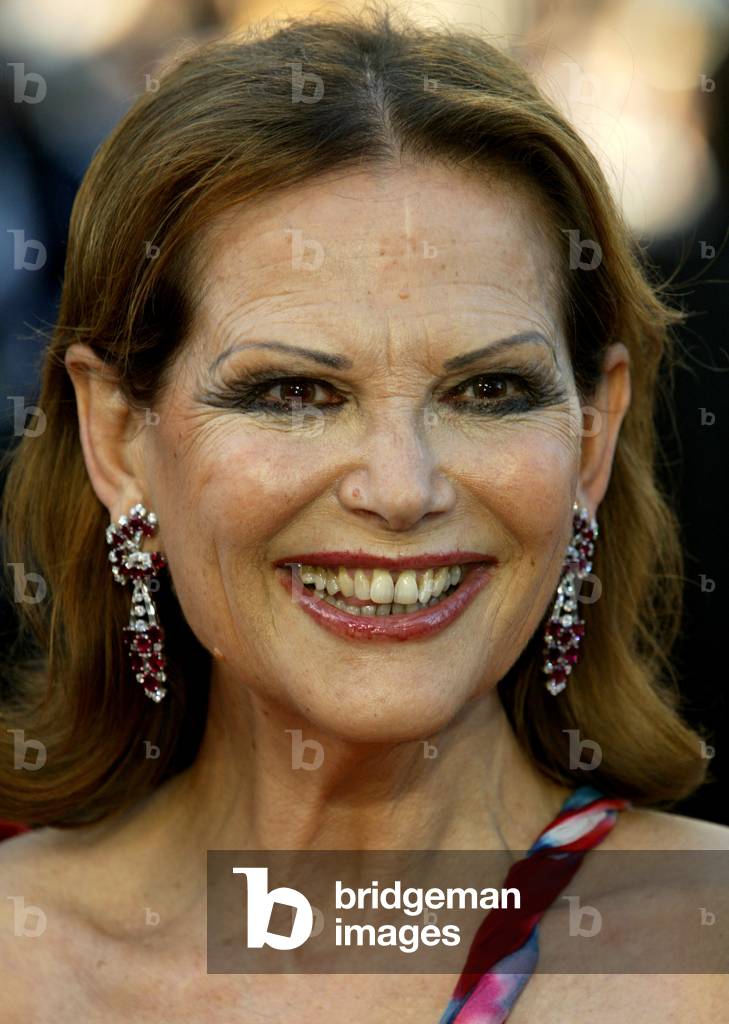 Italian actress Claudia Cardinale smiles during red-carpet arrivals for a special tribute screening .., 2003-0