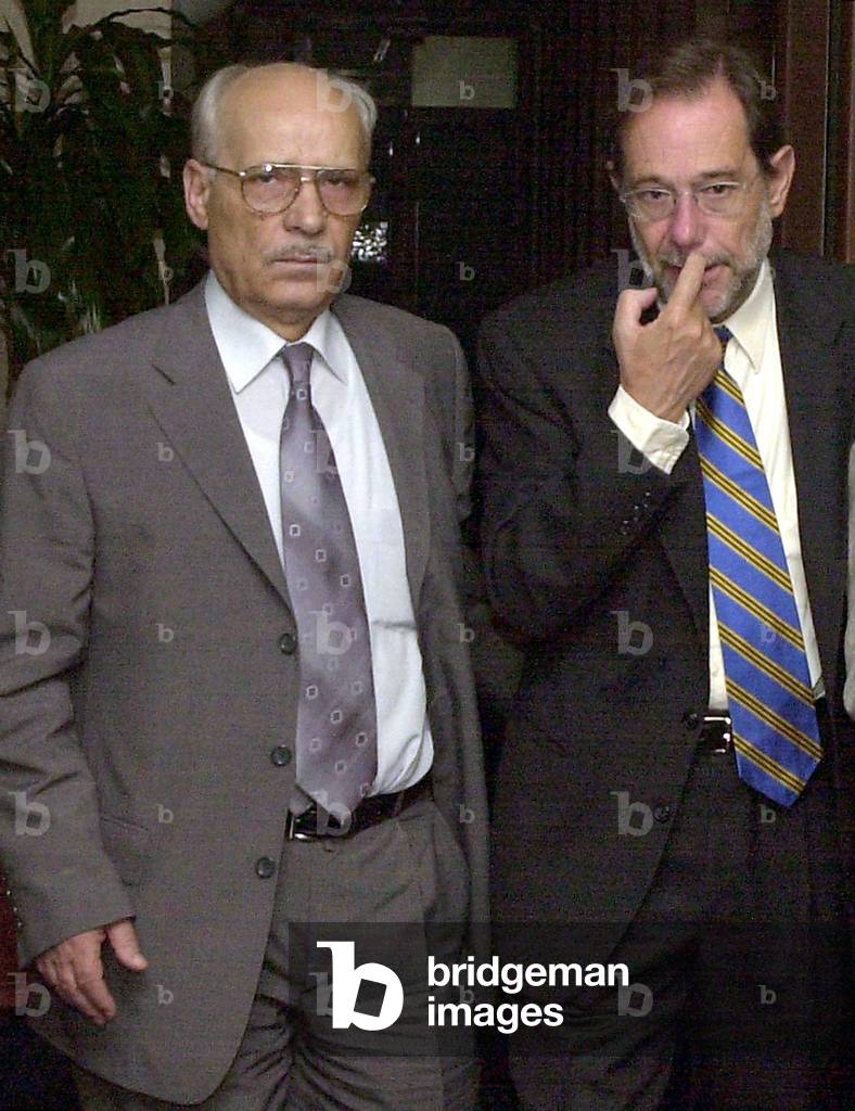 Image of EUROPION UNION FOREIGN POLICY CHIEF JAVIER SOLANA MEETS IMER IMERI  LEADER