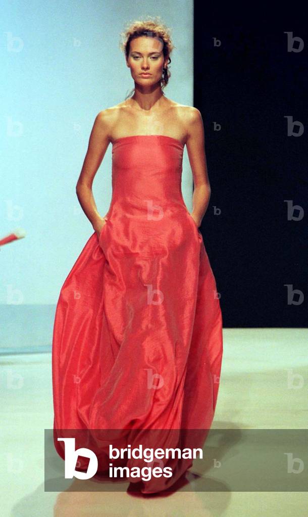 donna karan 1999 blue dress DONNA KARAN FW 2002