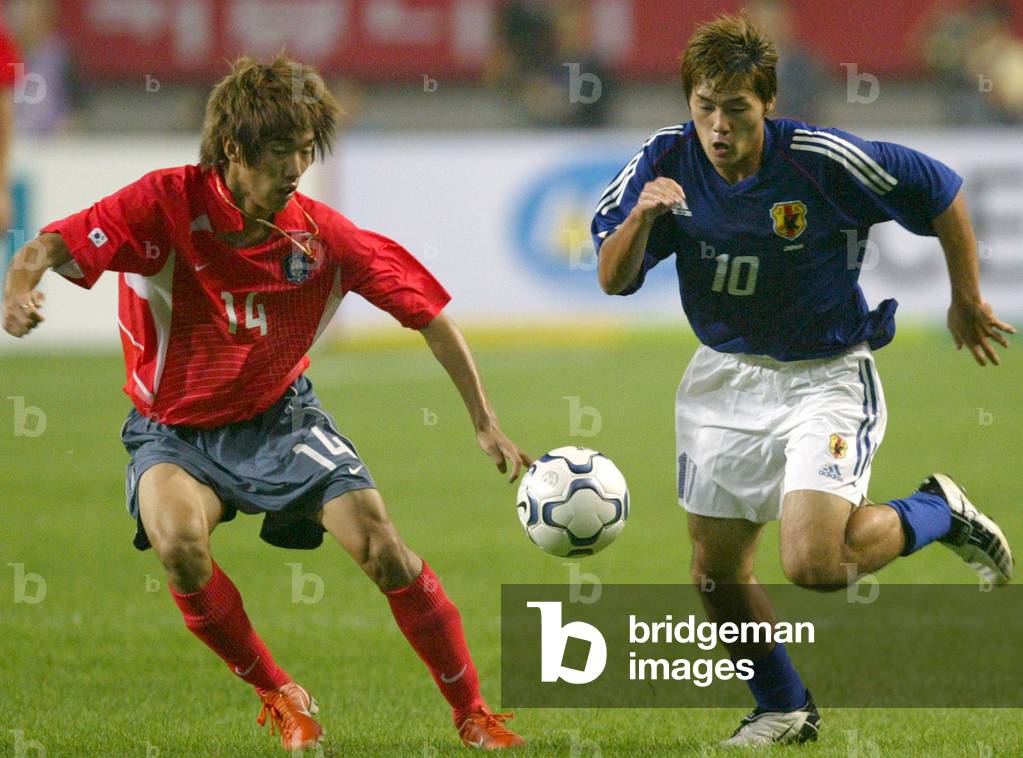 Image of MATSUI DAISUKE AUS JAPAN UND KIM JUNGWOO AUS SÜDKOREA JAGEN