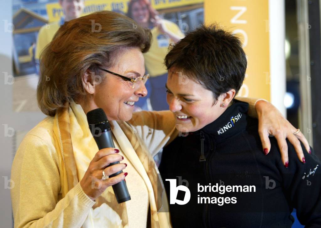 Image of France's Annette Roux (L) Chairman of Beneteau, the World's ...