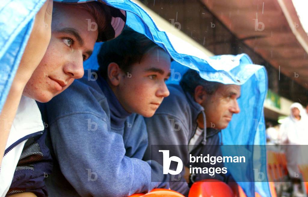 Image of Photography depicting RAIN DELAYS PLAY AT THE CRICKET IN MELBOURNE 1999