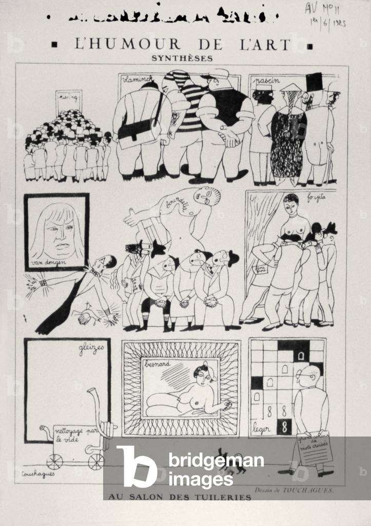 L'Humeur de L'Art au Salon des Tuileries, 1925 (illustration)