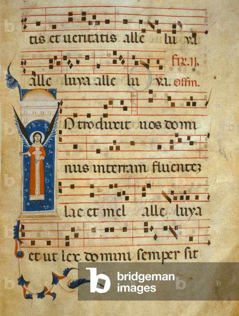 fol 4v. Gradual, c.1260 (vellum)