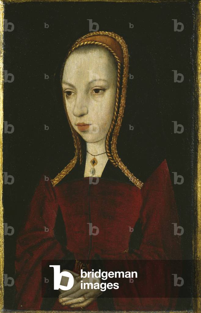 Portrait of Margaret of Austria, c.1495 (painting on wood panel)