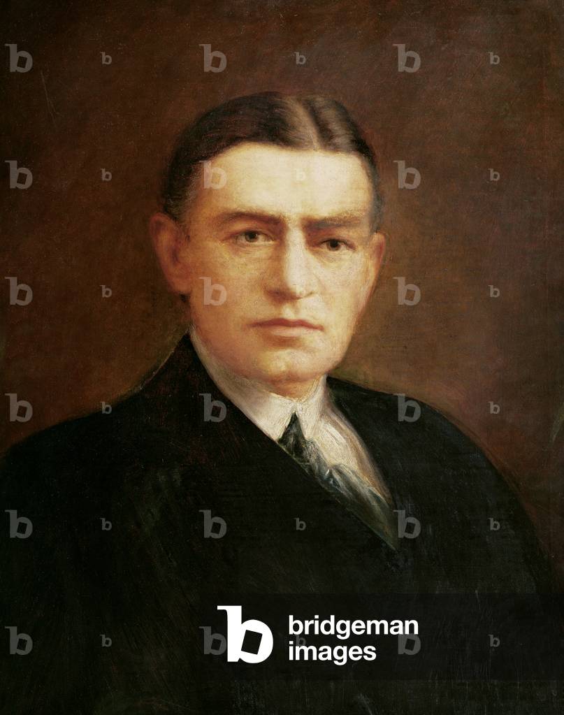 Portrait of Sir Ernest Shackleton (oil on canvas)