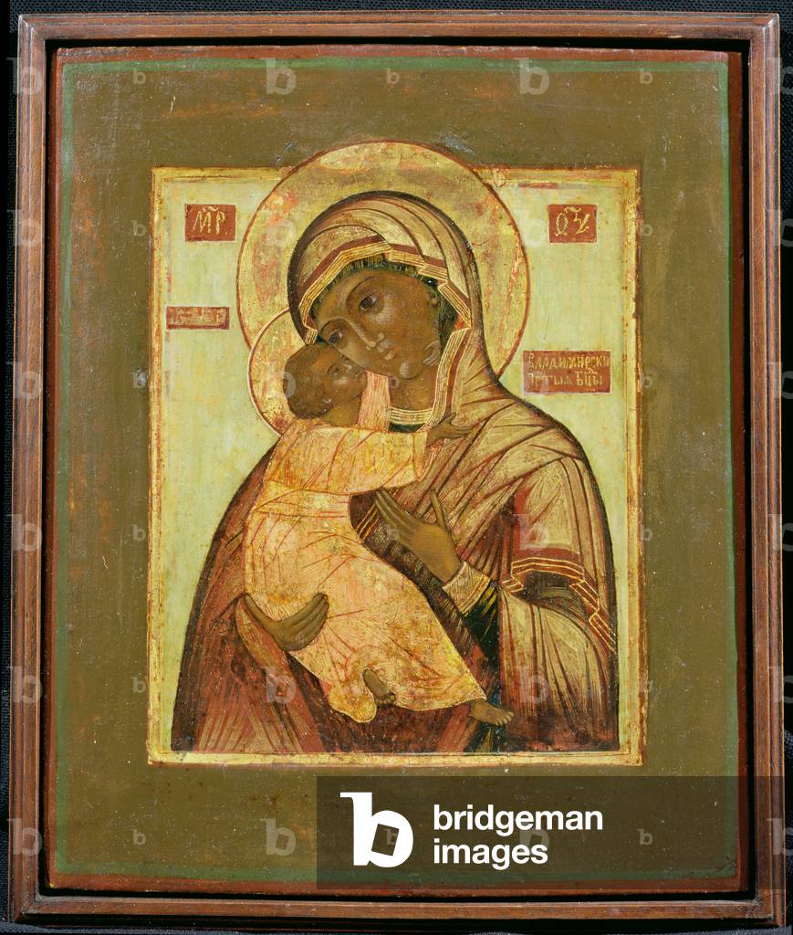 The Mother of God of Vladimir (tempera on panel)