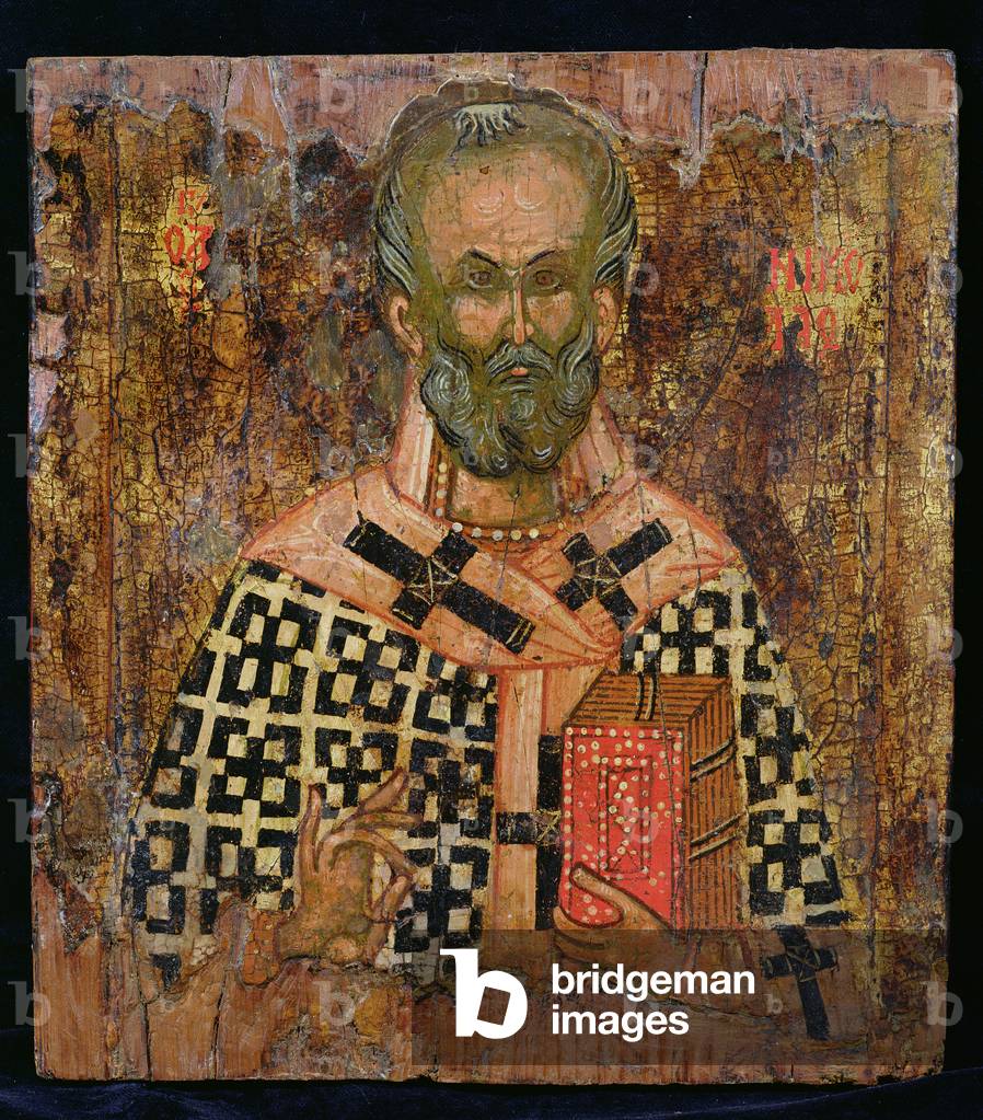 St. Nicholas (tempera on panel)
