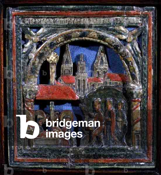 The Presentation of Gifts (carved wood and polychrome)