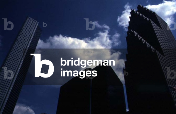 Three Towers, including the Pennzoil Twin Towers and the Republic Bank, both designed by Philip Johnson (photo