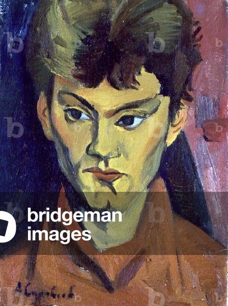 Portrait of Sergei, the Artist's Son, 1987 (oil on canvas)