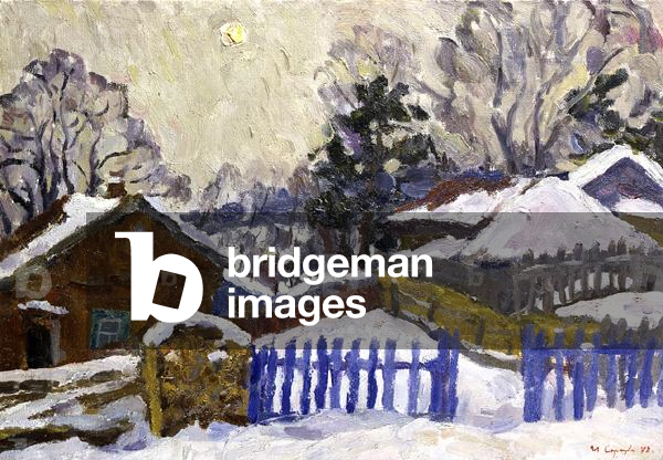 Russian Winter, 1970 (oil on canvas)