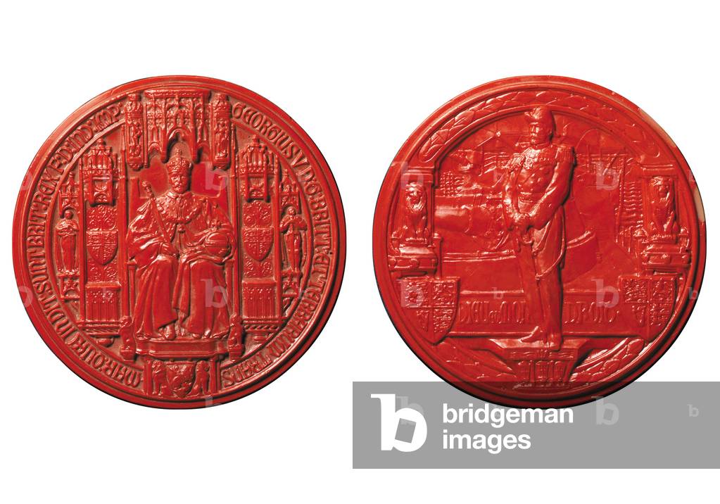 First Great Seal of George V, c.1912 (wax)