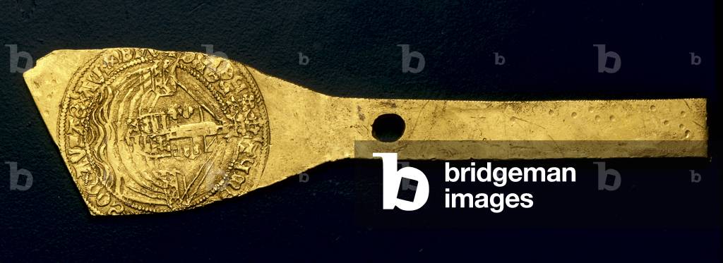 Gold trial plate, 1477 (gold)