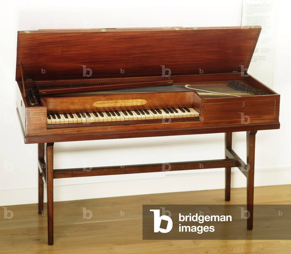Square piano made by