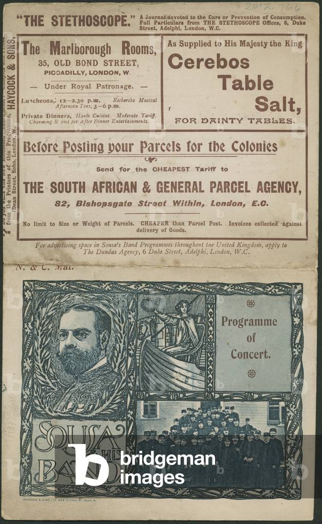 Sousa concert programme