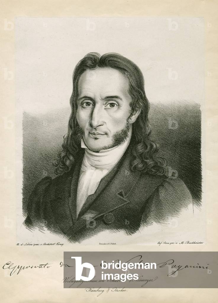 Niccolo Paganini - portrait