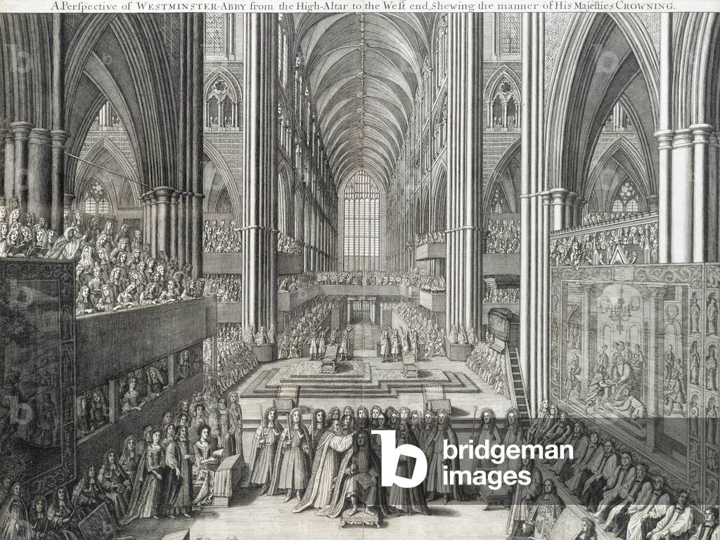 Coronation of King James II, Westminster Abbey,