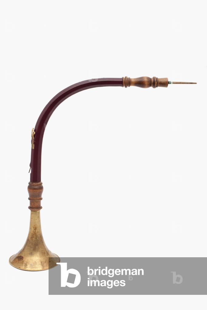 Oboe da caccia.  Made by Richard Earle, mid 1980s.