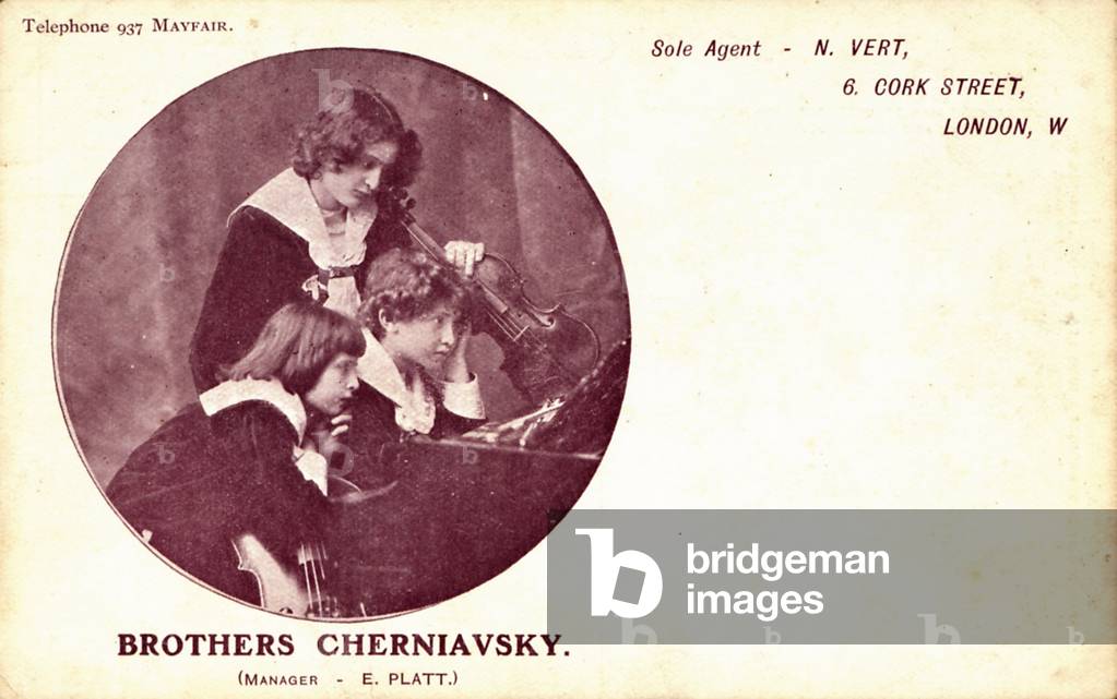 Brothers Cherniavsky as children