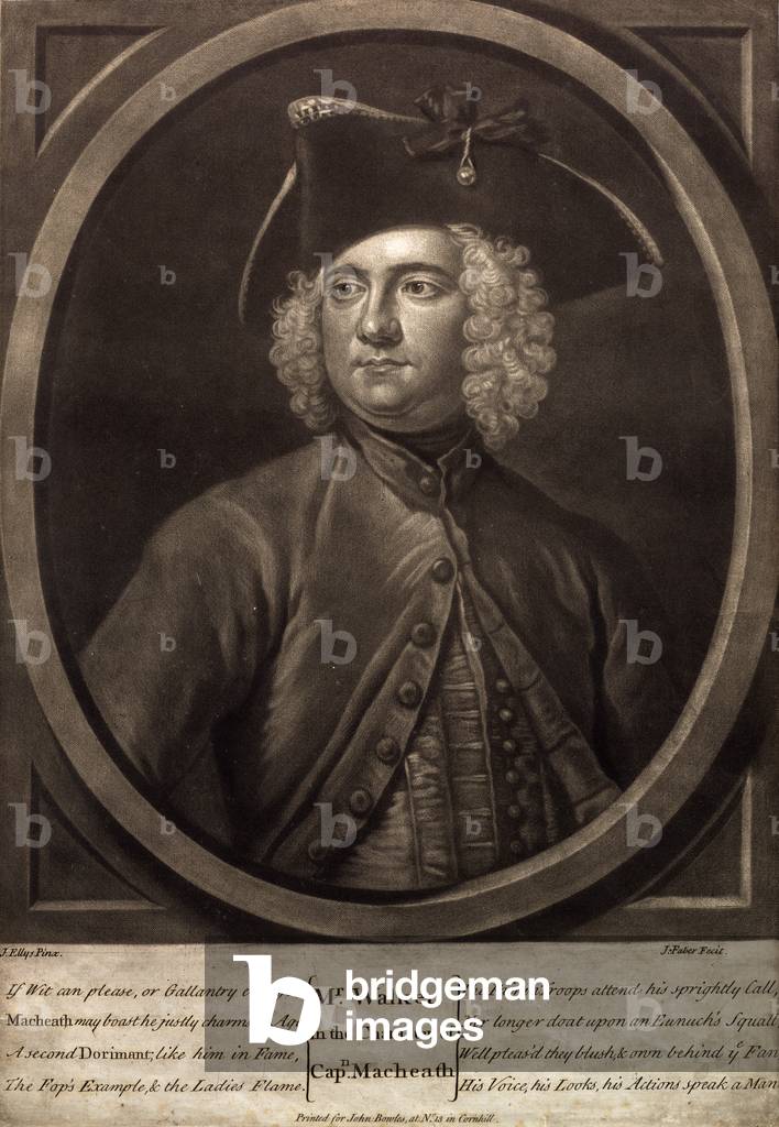 Walker as Captain Macheath, 1728.