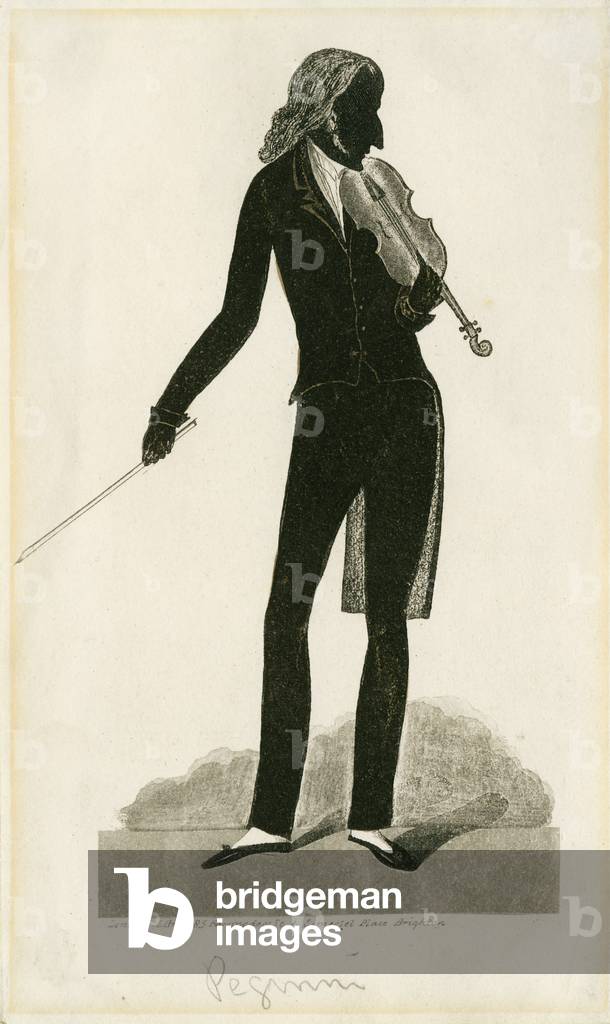 Niccolo Paganini - silhouette