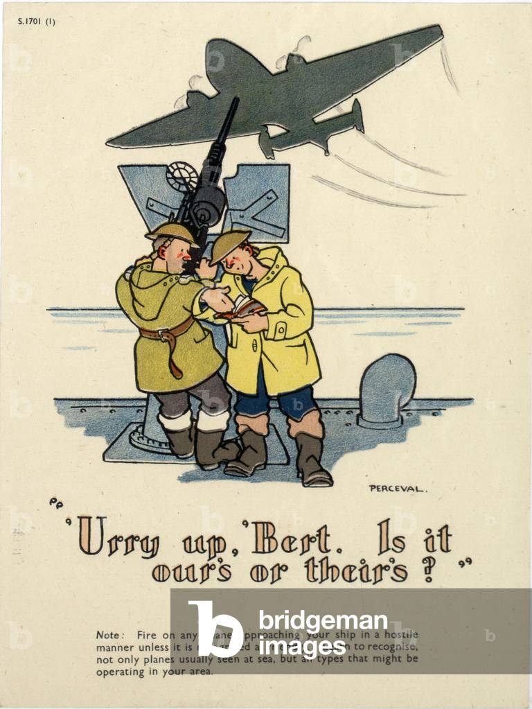 'Urry up Bert', 1939-45 (colour litho)