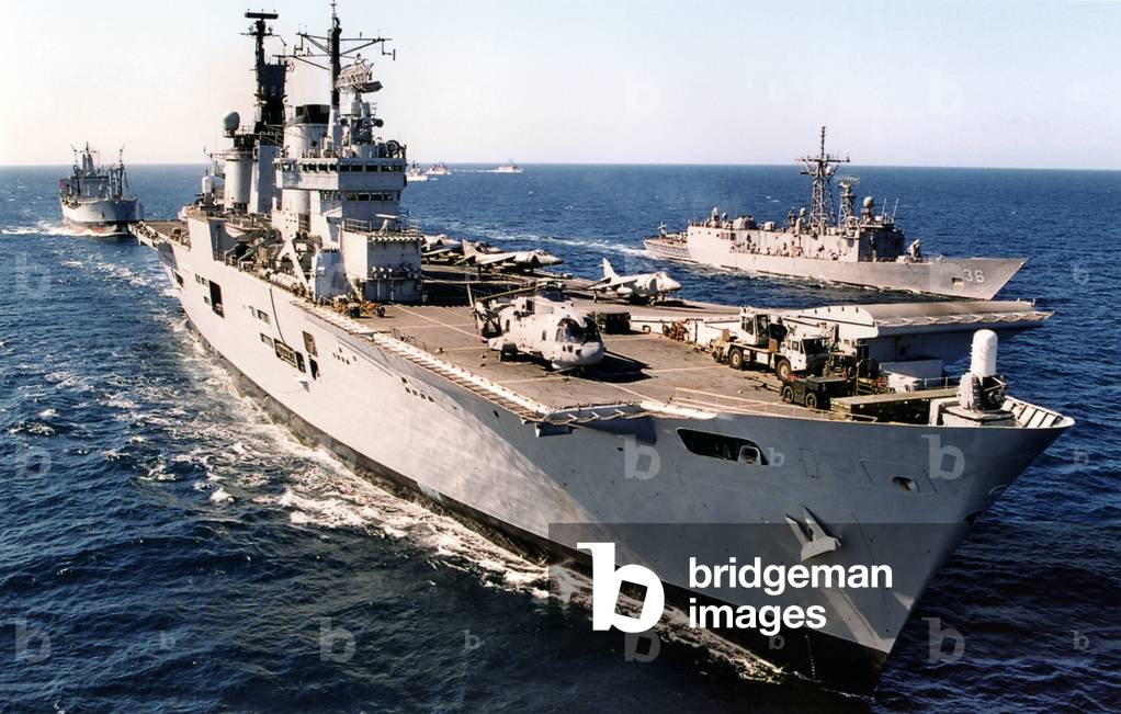 Ark Royal and fleet Telic (photo)