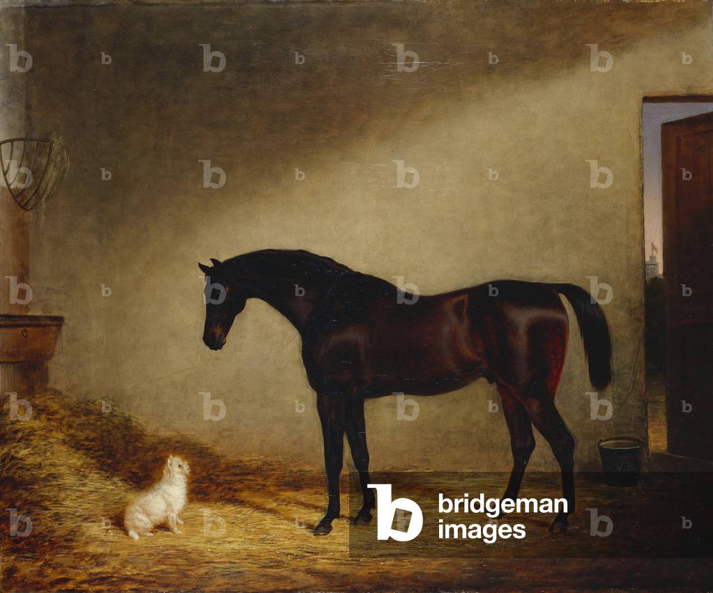 Tartar with Scotty, 1839 (oil on canvas)