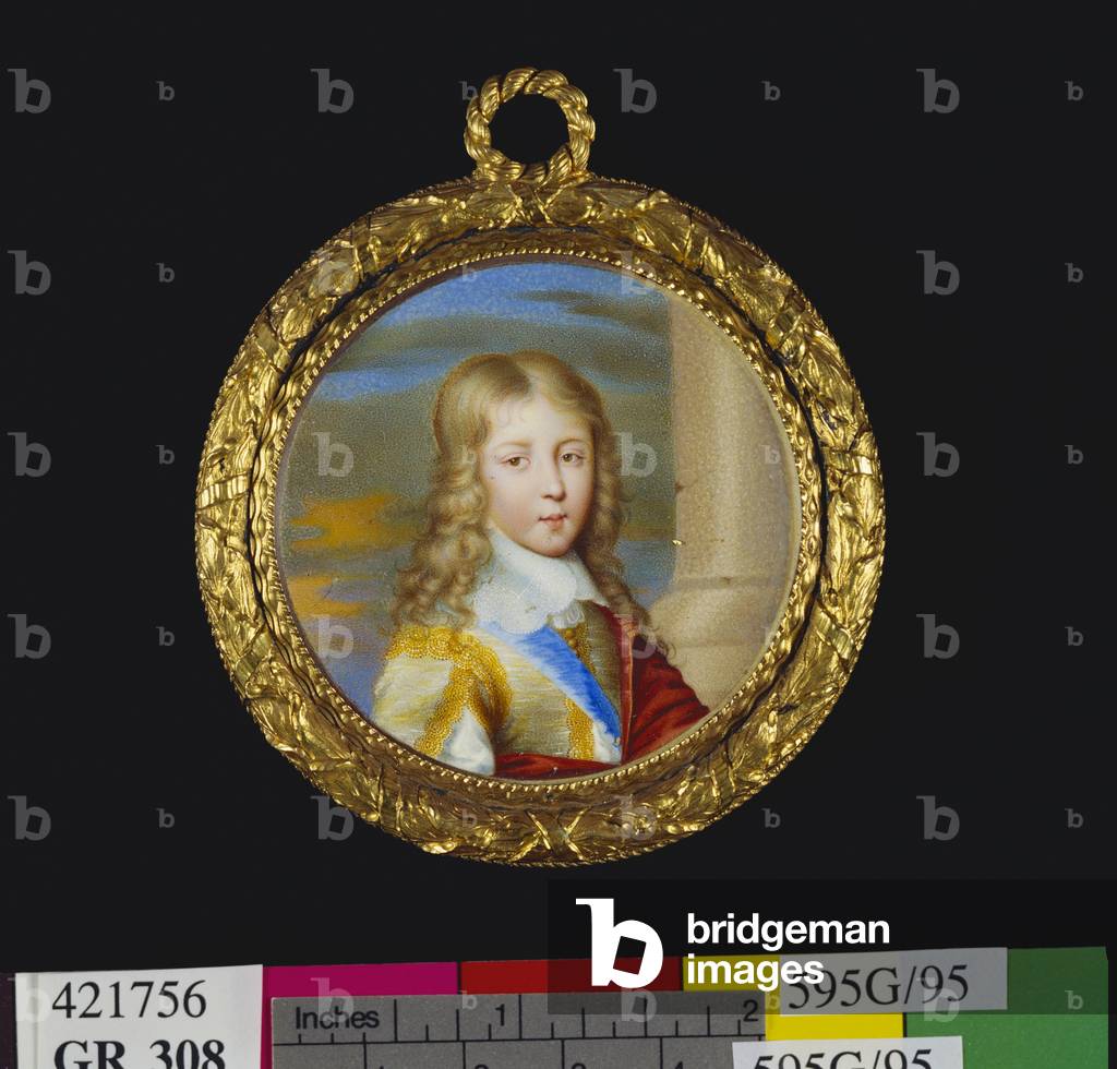 Louis XIV, when a boy, c.1645-50 (enamel)